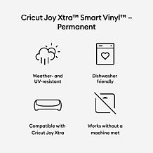 Cricut Joy Xtra Smart Vinyl Matte Metallic – Permanent (3 ft)