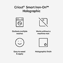 Cricut Smart Iron-On Holographic (25" x 12') Blue