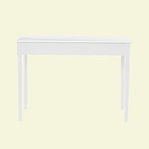Crisp-White, 2-Drawer Writing Desk