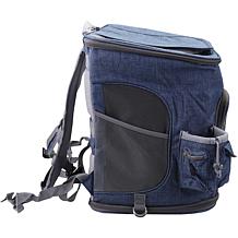 CritterSitters Pet Backpack for 22lbs. Dogs and Cats w/ Pockets - Blue