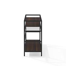 Crosley Provo Record Storage Console Matte Black & Brown