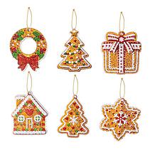 Crystal Art® Gingerbread Keepsakes Hanging Decorations - Set of 12
