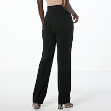 Curations x Amy Morrison Cashmere-Blend Wide-Leg Pull-On Pant