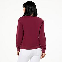 Curations x Debbie Denmon Embellished French Terry Sweatshirt