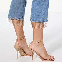 Curations x Debbie Denmon Stretch Denim Crop Bling Jean