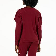 Curations x Sarah Anderson Magic Jersey Ruffle Sleeve Sweatshirt