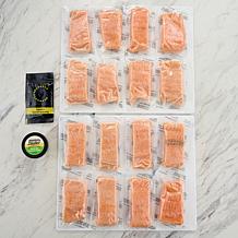 Curtis Stone 16-count 6 oz. Faroe Island Salmon Filets -Auto-Ship® 3/2