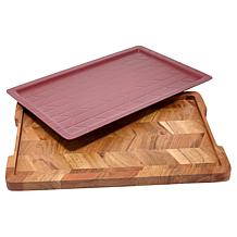 Curtis Stone 2-In-1 Acacia Thawing & Cutting Board