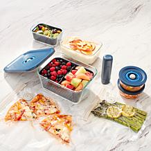 Curtis Stone 20-piece Vacuum Seal Container Set with Pump