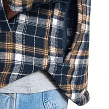 Dallas Cowboys Officially Licensed NFL Men's Plaid Shirt Jacket