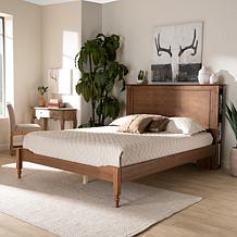 Danielle King Size Platform Storage Bed with Built-In Shelves