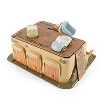 Dantoy: BIO Garage 4 Piece Playset - Car Garage Set w/ Ramp