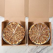 David's Cookies (2)4lb Cheesecakes - Chocolate Caramel Pecan Auto Ship