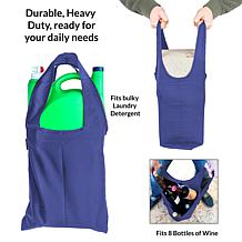 dbest Cruiser Cart with 10 Reusable Shopping Bags & Germ Guard Cover