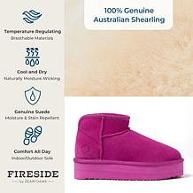 Dearfoams Fireside Women's Australian Shearling Bootie - Kingston