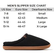 Dearfoams Men's Breathable Lightweight Memory Foam Slipper - Case