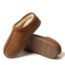 Dearfoams Men's Genuine Suede Indoor Outdoor Clog Slipper - Dean