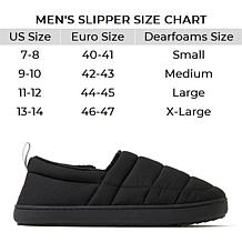 Dearfoams Men's Water-Resistant Closed Back Slipper - Cullen