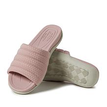 Dearfoams Original Comfort Footwear Washable Mesh Slide Sandals - Emma