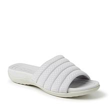 Dearfoams Original Comfort Footwear Washable Mesh Slide Sandals - Emma