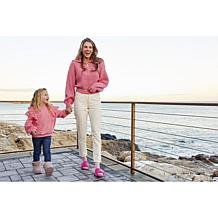Dearfoams Women's Adjustable Indoor/Outdoor Terry Slide Slipper