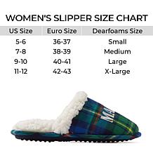 Dearfoams Women's Mama Bear Matching Christmas Slippers