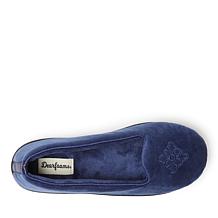 Dearfoams Women's Rebecca Velour Closed-Back Slippers