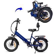 DeLorean Folding 500W E-Bike with Self-Repairing Tires and More