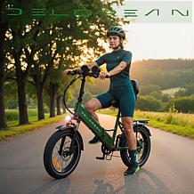 DeLorean Folding 500W E-Bike with Self-Repairing Tires and More