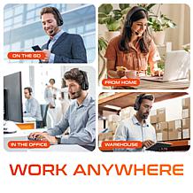 Delton 20x Professional Wireless Computer Headset + 1080p Webcam