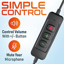 Delton 42Y Noise Canceling Binaural Computer Headset with Microphone