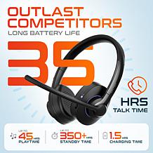 Delton 60X Wireless Computer Headset for MS Teams, Meet, and Zoom