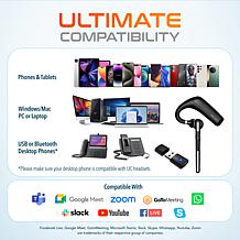 Delton 90X Ultralight Executive Wireless Headset & Webcam Bundle