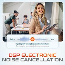 Delton 90X Ultralight Noise Cancelling Computer Headset Bundle