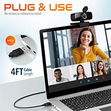 Delton C25 1080p Webcam w/ Mic for PC/Laptop