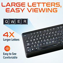 Delton KB20 Big Button USB Computer Keyboard
