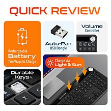 Delton KB90 Light-Powered Keyboard for PC/Laptop