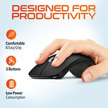 Delton S10 Curved Wireless Ergonomic Computer Mouse