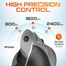 Delton S22 Ergonomic Vertical Wireless Computer Mouse