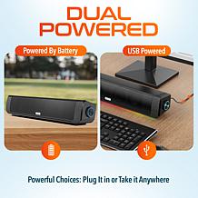 Delton SB200 Bluetooth Dual-Powered Hi-Fi Computer Soundbar
