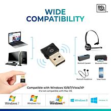 Delton Wireless Computer Headset with Microphone & USB Dongle