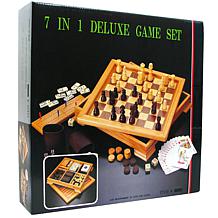 Deluxe 7-in-1 Game Set - Chess & Backgammon