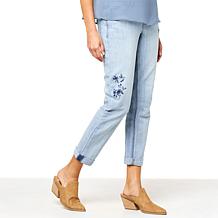 Democracy "Ab"solution® Embroidered Girlfriend Jean