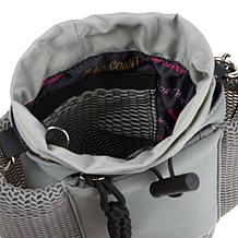 Denise Austin Drawstring Water Bottle Crossbody Bag