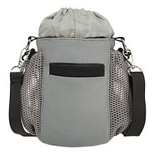Denise Austin Drawstring Water Bottle Crossbody Bag