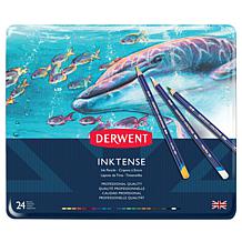 DERWENT Inktense 24-piece Colored Pencil Set