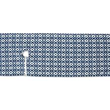 Design Imports 14" x 108" IKAT Outdoor Table Runner with Zipper