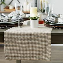 Design Imports 14" x 72" Farmhouse Gingham Table Runner