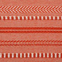 Design Imports 15" x 72" Braided Stripe Fringed Table Runner