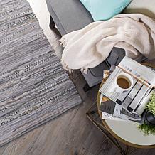Design Imports 2'3" x 6' Reversible Rag Rug Runner